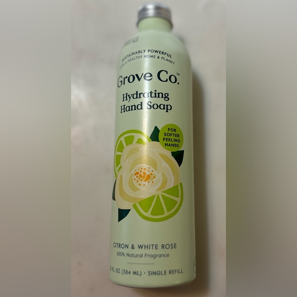 Grove Co. hydrating hand soap refill